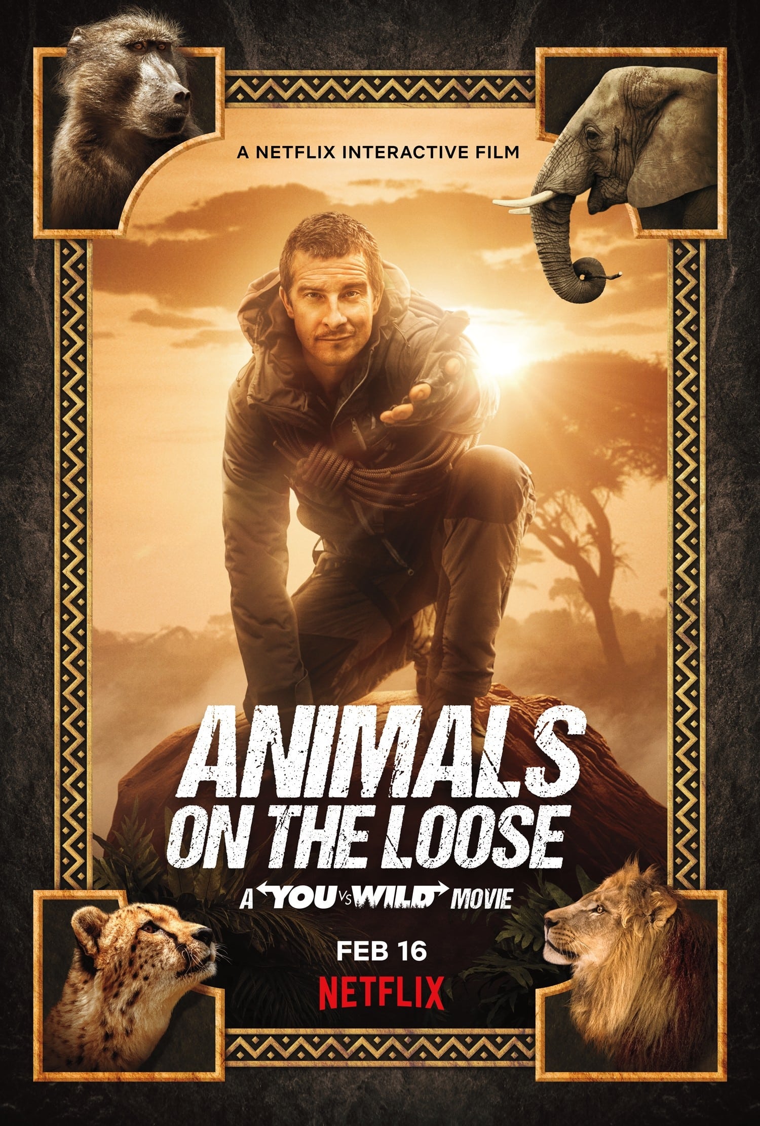 Animals on the Loose: A You vs. Wild Interactive Movie ผจญภัยสุดขั้วกับแบร์ กริลส์ เดอะ มูฟวี่